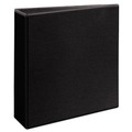 Office Jansan | Avery 09700 11 in. x 8.5 in. Sheet Size 3 in. Capacity 3 Rings Durable View Binder with DuraHinge and EZD Rings - Black image number 0