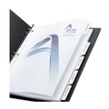 Office Jansan | Avery 11517 Print-On 11 in. x 8.5 in. 5-Tab 3-Hole Customizable Punched Dividers - White (125/Pack) image number 2