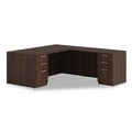 Office Desks & Workstations | Alera AE1NZK-UF3672S HRG 72 in. x 36 in. x 29 in. Seville Series Single Left Pedestal Desk - Mahogany image number 1