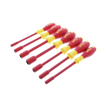 Wiha Tools 32294 7-Piece Insulated SoftFinish Inch Nut Driver Set