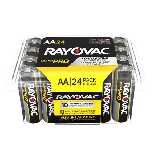 Office Electronics & Batteries | Rayovac ALAA-24PPJ Ultra Pro Alkaline AA Batteries (24/Pack) image number 0