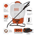 Sprayers | Black & Decker 190657 20V MAX 4 gal. Lithium-ion Cordless Backpack Sprayer Kit with (1) 20V Battery and (1) Charger image number 1