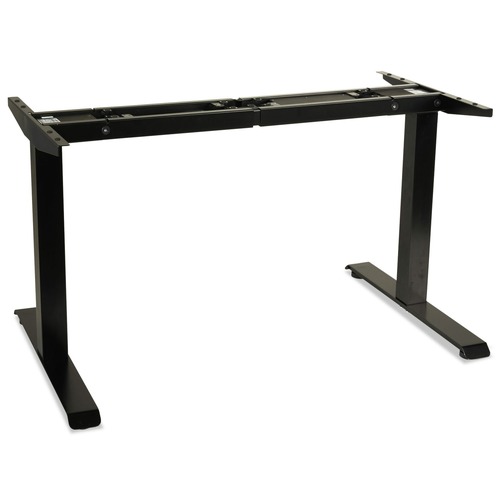 Office Desks & Workstations | Alera ALEHT2SSB AdaptivErgo 48.06 in. x 24.35 in. x 27.5 in. to 47.2 in. Sit-Stand Two-Stage Electric Height-Adjustable Table Base - Black image number 0