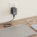 Office Electronics & Batteries | Verbatim 32124 UTA-09 Gan III 2-USB-A/2-USB-C/USB-C with Power Delivery 3.0 Universal Travel Adapter image number 5