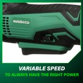 Right Angle Drills | Metabo HPT DN18DSLQ4M 18V Li-Ion 3/8 in. Angle Drill (Tool Only) image number 5