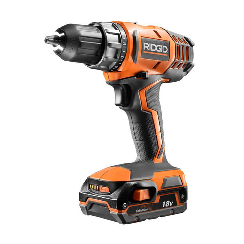 Factory Reconditioned Ridgid Zrr860052k 18v Lithium Ion 2 Speed Compact 1 2 In Cordless Drill Driver 1 5 Ah Cpo Outlets
