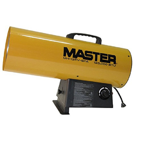 Job Site Heaters | Master MH-125V-GFA 125,000 BTU Variable Output LP Forced Air Heater image number 0