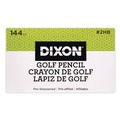 Pens | Dixon X14998 0.7 mm HB No. 2 Golf Wooden Pencils - Black Lead/Yellow Barrel (144/Box) image number 4