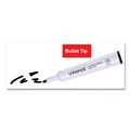 Office Jansan | Universal UNV43681 Medium Bullet Tip Dry Erase Marker - Black (1 Dozen) image number 5
