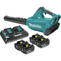 Handheld Blowers | Makita XBU02PT1 18V X2 (36V) LXT Brushless Lithium-Ion Cordless Blower Kit with 4 Batteries (5 Ah) image number 0