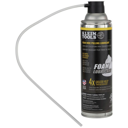 Lubricants | Klein Tools 51100 19 oz. Aerosol Can Wire Pulling Foam Lubricant image number 0