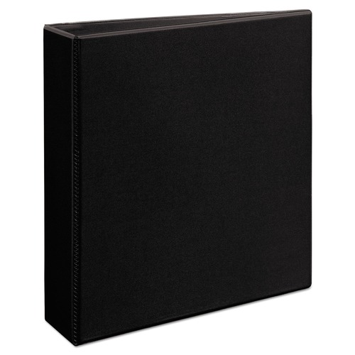  | Avery 79692 Heavy-Duty 2 in. Capacity 11 in. x 8.5 in. 3 Ring View Binder with DuraHinge and One Touch EZD Rings - Black image number 0