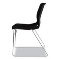 Office & Office Supplies | HON HMS1.N.ON.Y Motivate Supports Up to 300 lbs. High-Density Stacking Chairs - Onyx/Black/Chrome (4/Carton) image number 8