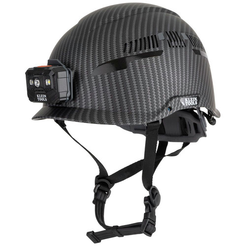 Hard Hats | Klein Tools 60517 Premium KARBN Pattern Vented Class C Safety Helmet with Headlamp image number 0