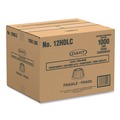 Cutlery | Dart 12HDLC D-T Sundae/Cold Cup Lids fits Foam Cups - Clear (1000/Carton) image number 4