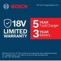 Reciprocating Saws | Bosch CRS180-B15 18V Lithium-Ion D-Handle 1-1/8 in. Cordless Reciprocating Saw Kit with CORE18V 4 Ah Compact Battery image number 8