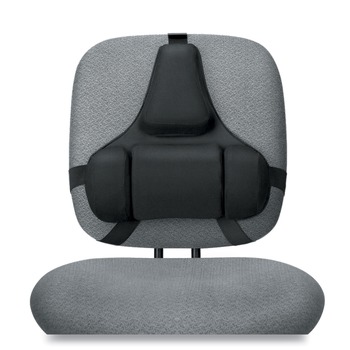 Fellowes Mfg Co. Professional Series 15 in. x 2 in. x 14.5 in. Back Support with Microban Protection - Black