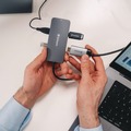 Office Jansan | Verbatim 32150 USB-C Pro Multiport Hub CMH 05-5 Ports image number 6