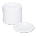 Bulk Savings Pricing 3 | Tablemate 6644WH 6 in. Diameter Plastic Dinnerware Plates - White (125/Pack) image number 1