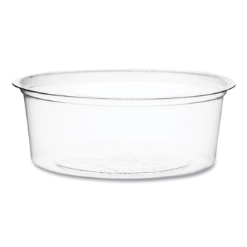 Vegware CF7057 2 oz. Compostable Portion Pots - Clear (2000/Carton)