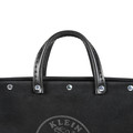 Cases and Bags | Klein Tools 510216SPBLK 16 in. Deluxe Canvas Tool Bag - Large, Black image number 2