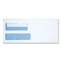 Office Jansan | Quality Park QUA24519 Double Window Redi-Seal Security-Tinted Envelope, #9, Commercial Flap, Redi-Seal Closure, 3.88 X 8.88, White, 250/carton image number 1