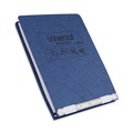 Office Jansan | Universal A7011723A 9.5 in. x 11 in. 6 in. Capacity 2 Posts Pressboard Hanging Binder - Blue image number 0