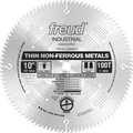 Blades | Freud LU90M010 10 in. 100 Tooth Thin Non-Ferrous Metal Saw Blade image number 0