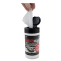 Cleaning & Janitorial Supplies | Read Right RR15111 SurfaceKleen 6.38 in. x 5.4 in. Tub Premoistened Alcohol Cleaning Wipes - Unscented White (75/Pack) image number 2