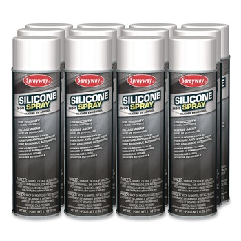Sprayway 20 oz. Can Silicone Spray (12/Carton)