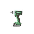 Impact Drivers | Metabo HPT WH18DGLM 18V Variable Speed Lithium-Ion 1/4 in. Cordless Impact Driver Kit (1.3 Ah) image number 2