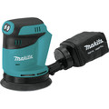 Random Orbital Sanders | Makita XOB01Z-BL1840BDC2 18V LXT Lithium-Ion 5 in. Cordless Random Orbit Sander and 2 Batteries with Rapid Optimum Charger Bundle (4 Ah) image number 4