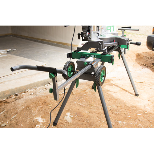 Hitachi Uu240f Heavy Duty Portable Miter Saw Stand Cpo Outlets [ 500 x 500 Pixel ]