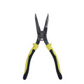 Pliers | Klein Tools J206-8C 8.5 in. All-Purpose Spring Loaded Long Nose Pliers image number 3