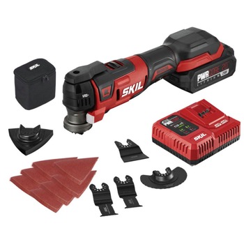 Skil 20V PWRCORE 20 Brushless Lithium-Ion Cordless Oscillating Multi-Tool Kit (2 Ah)