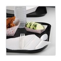 Food Trays, Containers, and Lids | Boardwalk BWK30LAG025 2.69 in. x 1.05 in. x 4 in. 0.25 lbs. Capacity Paper Food Baskets - Red/White (1000/Carton) image number 5
