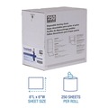 Dusters | Boardwalk 582508 TrapEze 8 in. x 125 ft. Disposable Dusting Sheets - White (1/Carton) image number 3