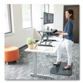  | Fellowes Mfg Co. 8215001 Lotus LT 34.38 in. x 28.38 in. x 7.62 in. Sit-Stand Workstation- Black image number 6