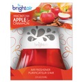 BRIGHT Air BRI 900022 Scented Oil Air Freshener, Macintosh Apple And Cinnamon, Red, 2.5oz (6/Carton) image number 0