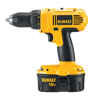 Factory Reconditioned Dewalt 18V Ni-Cd 1/2 in. Cordless Drill Driver Kit with Adjustable Clutch (1.7 Ah)