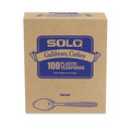 Cutlery | SOLO GBX7TS-0019 Sweetheart Guildware Polystyrene Teaspoons - Champagne (10 Boxes/Carton, 100/Box) image number 2
