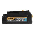 Batteries | Dewalt DCBP034G 20V MAX 1.7 Ah Lithium-Ion POWERSTACK Oil-Resistant Compact Battery image number 3