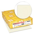 Office Jansan | Neenah Paper 05201 8.5 in. x 11 in. 24 lbs. Bond Weight CLASSIC Linen Stationery - Classic Natural White (500/Ream) image number 1