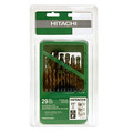 Bits and Bit Sets | Hitachi 728078G 29 Pc. Gold Oxide Drill Bit Set image number 1