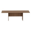 Alera ALEVA719642WA 94.5 in. x 41.38 in. x 29.5 in. Valencia Series Conference Rectangle Table - Modern Walnut image number 2
