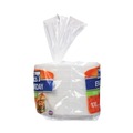 Office Jansan | Hefty PAC D28100 8.88 in. Soak Proof Tableware Foam Plates - White (6 Packs/Carton) image number 3