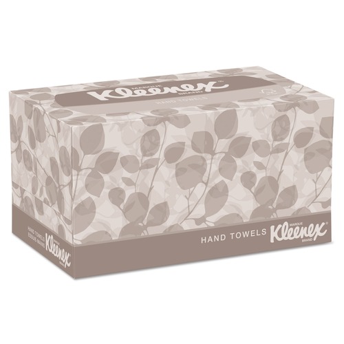 Cleaning & Janitorial Supplies | Kleenex KCC 01701 9 in. x 10.5 in. 1-Ply POP-UP Box Cloth Hand Towels - Unscented, White (2160/Carton) image number 0