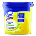 Cleaning & Janitorial Supplies | LYSOL Brand 19200-99856 6 in. x 8 in. 1-Ply Professional Disinfecting Wipe Bucket - Lemon and Lime Blossom White image number 4
