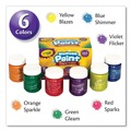 Painting | Crayola 542400 2 oz Washable Paint - 6 Assorted Classic Colors image number 1