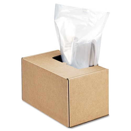 Office Jansan | Fellowes Mfg Co. 3604101 50 Gallaon Capacity Shredder Waste Bags (50/Carton) image number 0